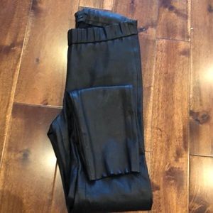 Jcrew collection 100% leather leggings